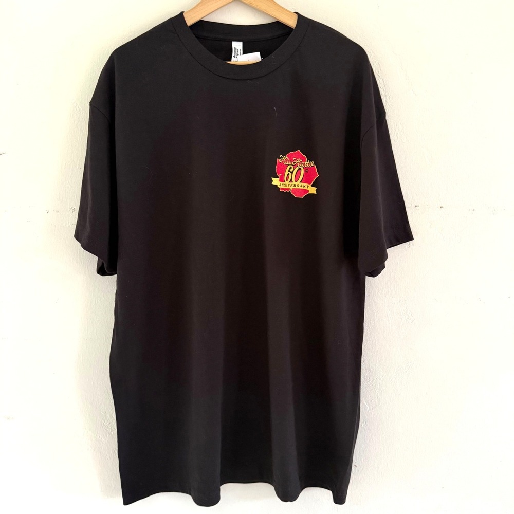 NWT Hilo Hattie 60 Year‎ Anniversary Short Sleeve Shirt Mens Size XL Black